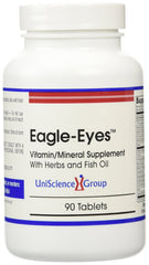 Delucky Eagle-Eyes Omega-3 bottle with 500 mg capsules for daily eye support.