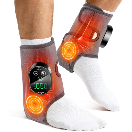 DeMoce 2-pack cordless ankle and foot massager for targeted relief at home.