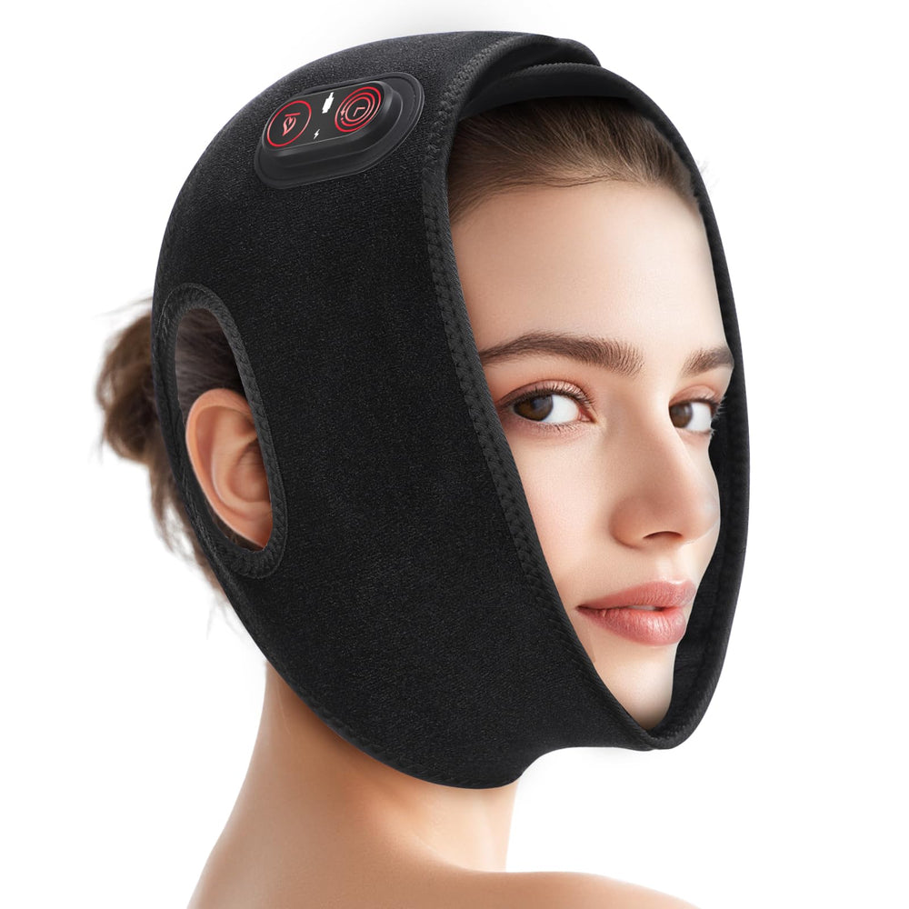 DeMoce cordless TMJ heating pad in-box packaging for quick setup
