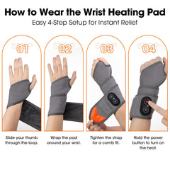 DeMoce three heat levels and three massage speeds personalize relief.