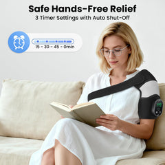 DeMoce adjustable knee wrap straps ensure comfortable fit.