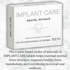 Dental Rituals bone regeneration mineral blend emphasizing calcium, magnesium, and zinc