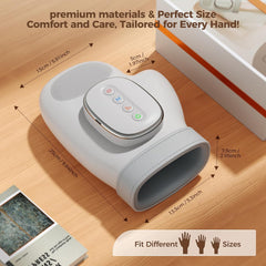 DentJet Smart Hand Massager battery charging shows USB-C fast charging and long life