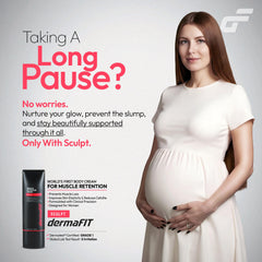 dermaFIT Sculpt menthol swirl demonstrates refreshing feel after exercise