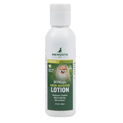 DERMagic Skin Rescue Lotion bottle offering soothing relief for irritated pet skin.