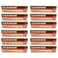 Derman Antifungal Cream 12-pack front view for convenient home use.