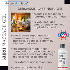 Dermaskin Labs Nuru Gel includes Nori seaweed for nourishing touch