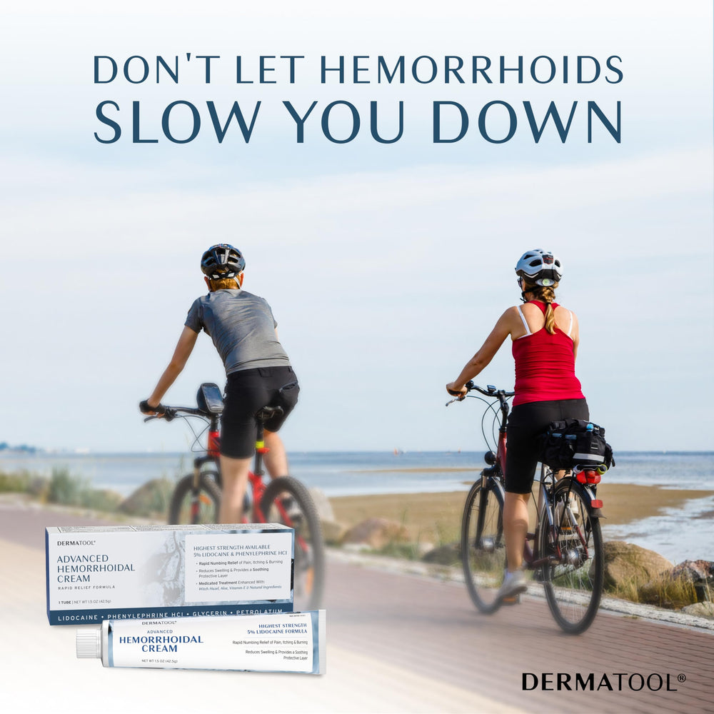 DERMATOOL packaging laid flat highlighting USA-made quality and practicality.