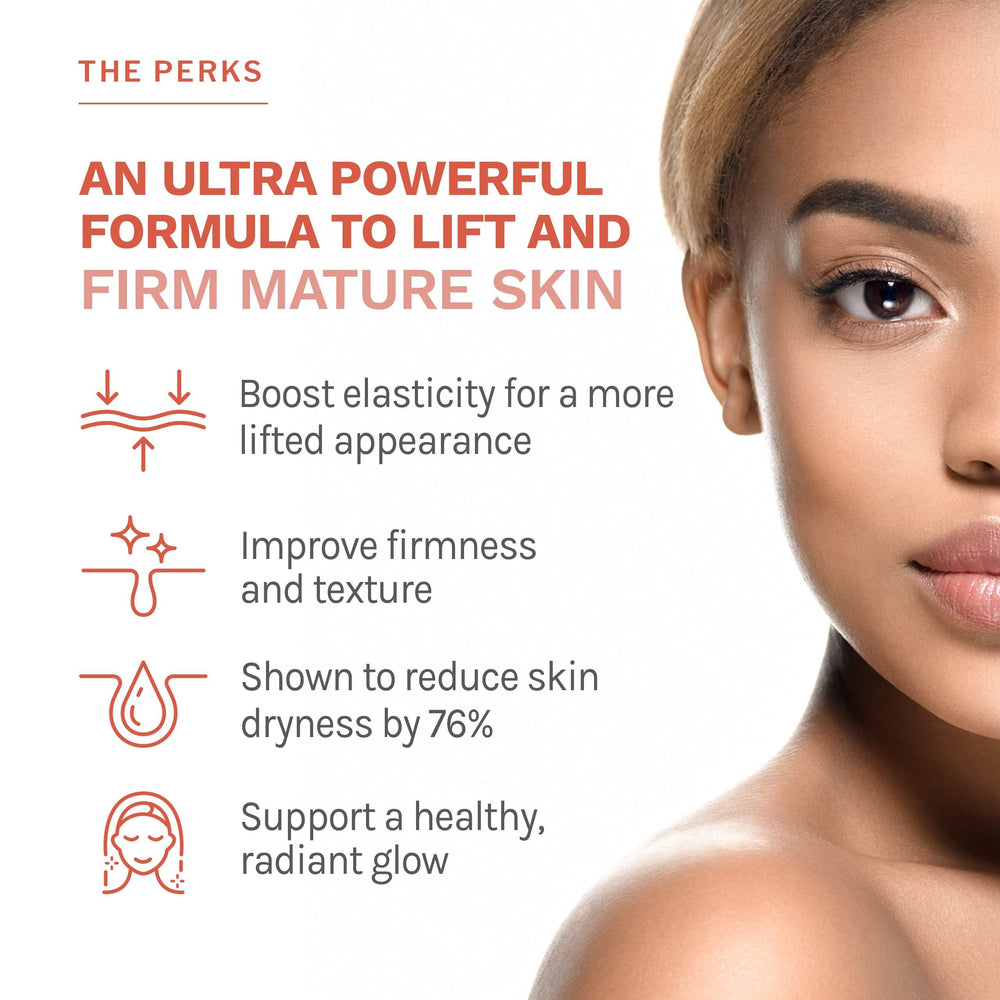 Reserveage Dermaval ingredient blend on pack suggests multi-benefit skin support
