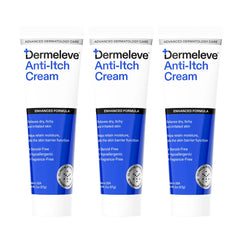 Dermeleve packaging displays steroid-free anti-itch cream