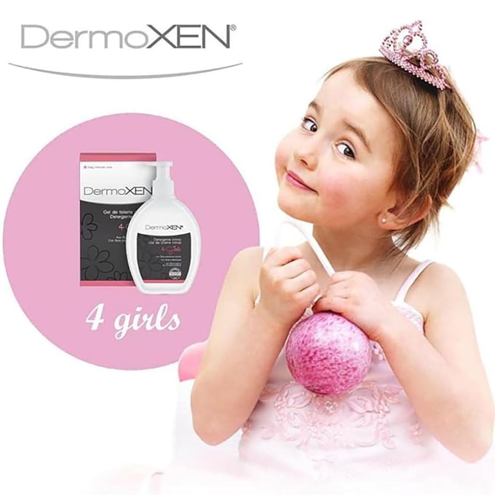 DERMOXEN 4GIRLS box indicates SLES/SLS and parabens-free formula