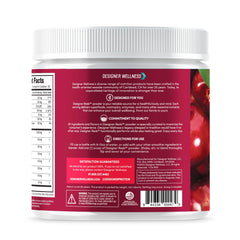 Designer Reds morning routine mix in glass for everyday energy