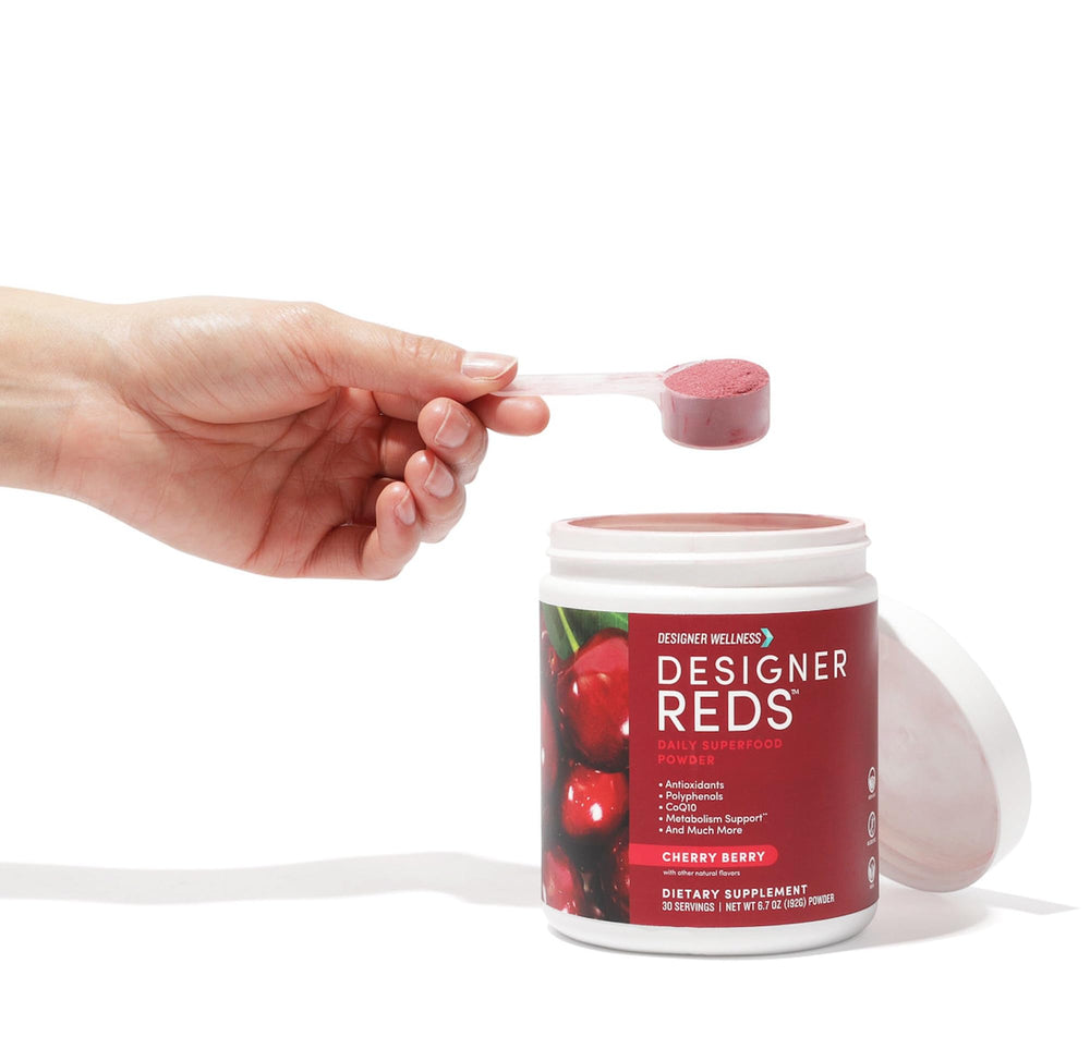 Designer Reds vitamins B3 and B12 boost for sustained energy