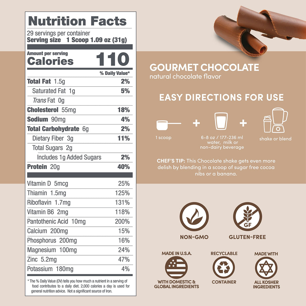 Designer Wellness Designer Whey tub top view showcases 2 lb size