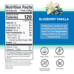 Designer Wellness Protein Smoothie On-the-go packaging shows convenient ready-to-drink nutrition.