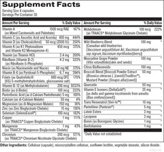 Designs for Beauty Foundation capsules closeup, highlighting bioavailable nutrients.