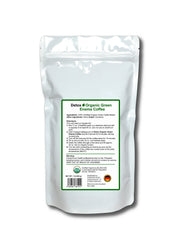 Detox Organic Green Enema Coffee granules closeup showing coarse texture ideal for enema use.