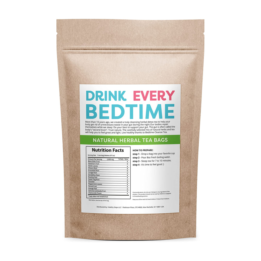 Detox Skinny Herb Tea Bedtime Cleanse brew supports digestive calm at night