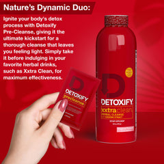 Detoxify Xxtra Clean 20oz packaging designed for convenient at-home use.