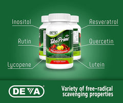 DEVA Tuba Prime vegan society logo indicating plant-based formulation