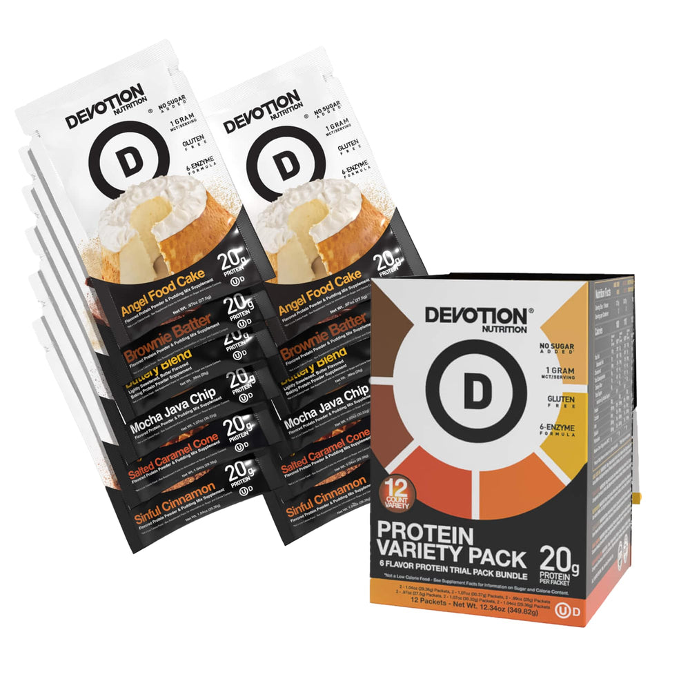 Devotion Nutrition Angel Food Cake packets for a bakery-inspired post-workout snack