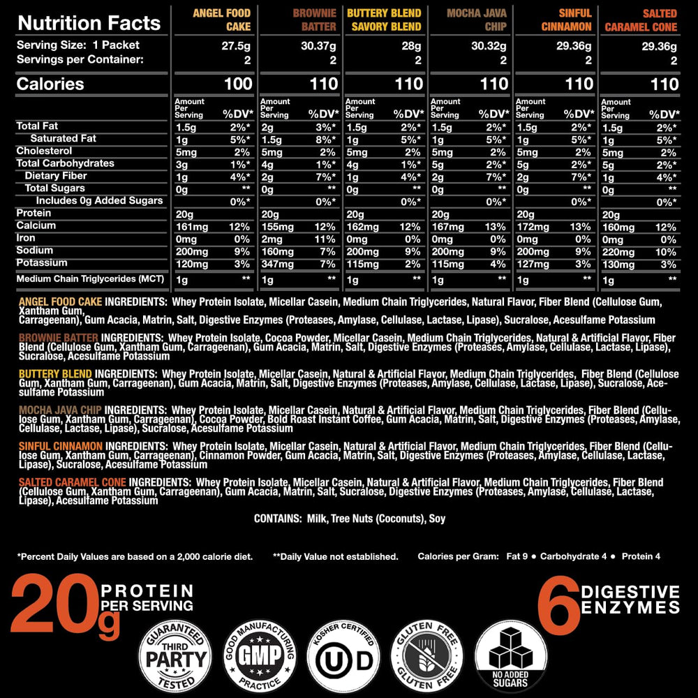 Devotion Nutrition Mocha Java Chip packets for a coffee-kissed energy boost