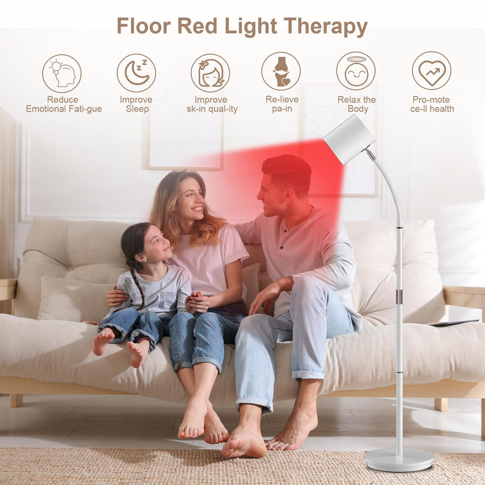 Devowellte Floor Red Light Lamp delivers 850nm infrared for comfortable home routines