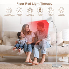 Devowellte Floor Red Light Lamp delivers 850nm infrared for comfortable home routines