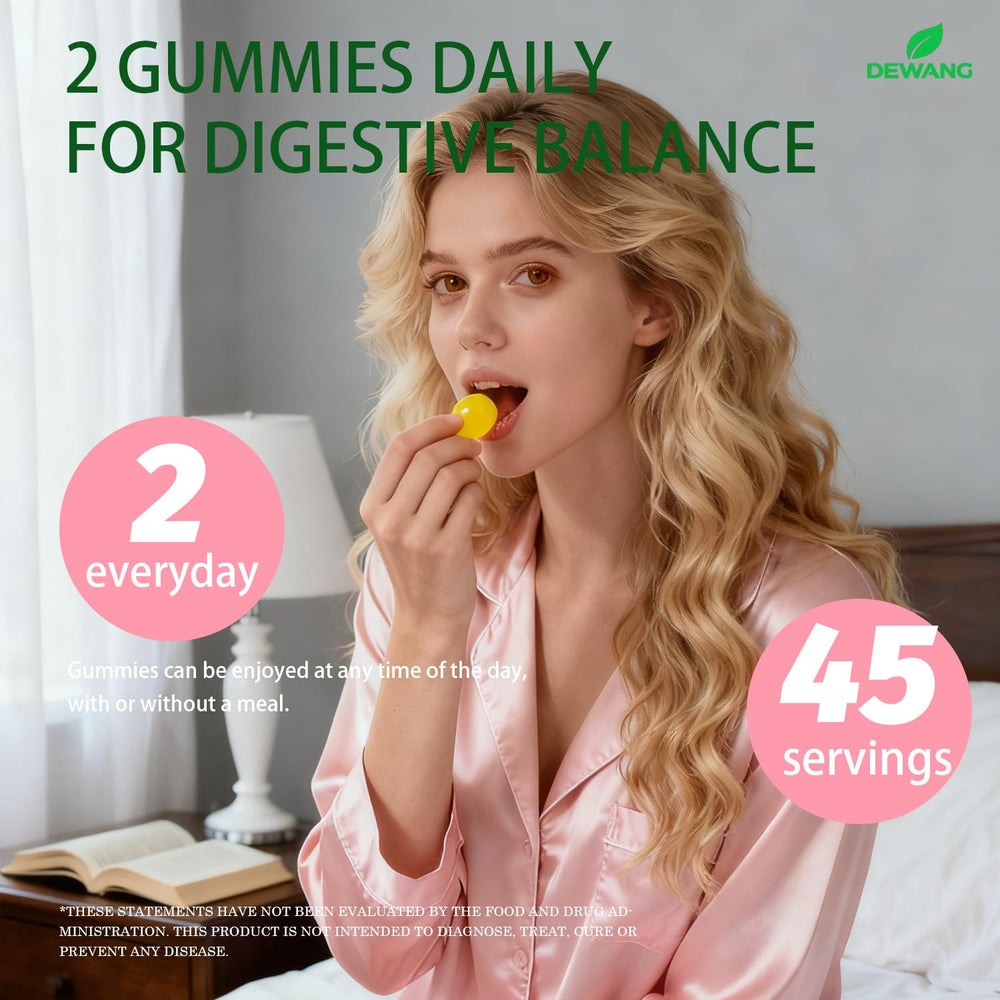 DEWANG probiotic ingredients label visible for women's wellness use.