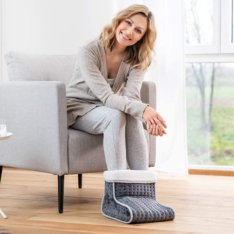 Dexmary foot warmer offers five temperature settings for comfort.