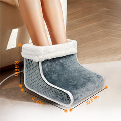 Dexmary under-desk friendly foot warmer for quick warmth at work.