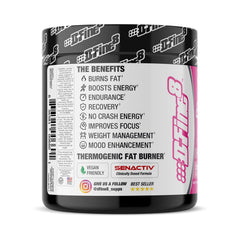 D-Fine8 sugar-free formula label emphasizes caffeine-driven energy for workouts.