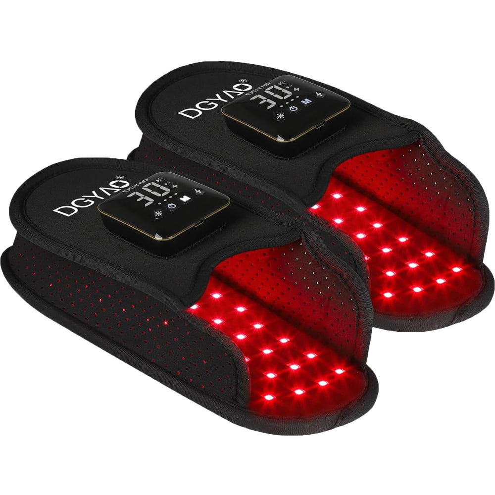 DGXINJUN cordless foot red light therapy wrap for convenient home sessions.