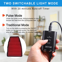DGXINJUN flat LED lights layout for comprehensive red and near-infrared coverage.