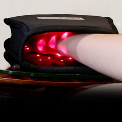 DGXINJUN handpad side view showing ergonomic design for comfortable sessions