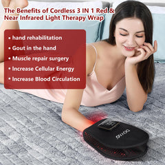 DGXINJUN wearable design contours to the hand for targeted relief.