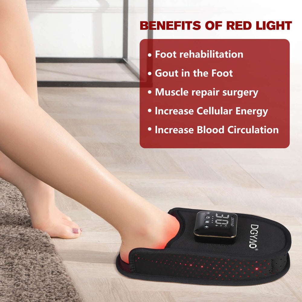 D MAX cordless foot slipper pulse mode with 10Hz flicker