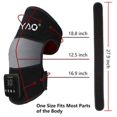 DGYAO D MAX knee wrap features 96 red and 48 infrared LEDs for targeted therapy.