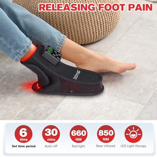 DGYAO LED therapy boot demonstrates dual-wavelength coverage for enhanced foot comfort.