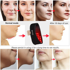 DGYAO green light on neck area supporting skin balance.