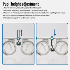 Dhoptical nose pads adjustable for secure fit on varied nose shapes.