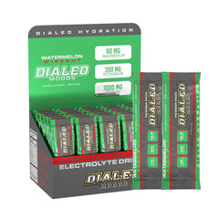 Dialed Moods Watermelon Wipeout packet ready for on-the-go hydration
