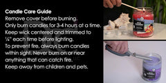Dianne's Custom Candles odor-eliminating technology reduces smells in living spaces.