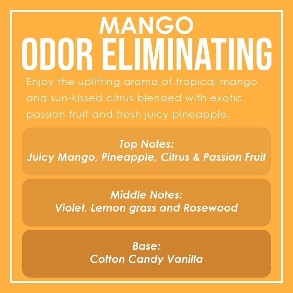 Dianne's Mango Two Pack packaging displays gifting-ready odor control solution.