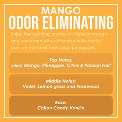 Dianne's Mango Two Pack packaging displays gifting-ready odor control solution.