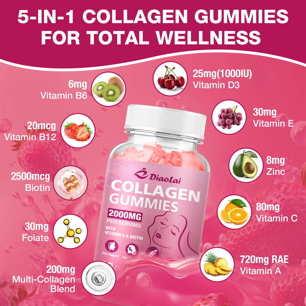 DIAOLAI ingredients panel highlighting vitamins and minerals