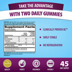 Digestive Advantage two-bottle pack highlights 90-day supply.
