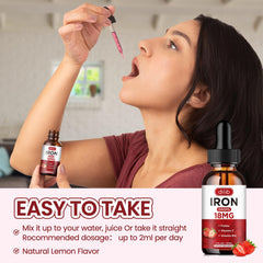 Dilib gentle on stomach iron drops designed for sensitive tummies