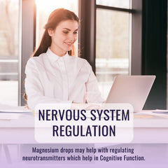 DILIB magnesium glycinate drops being poured for quick administration