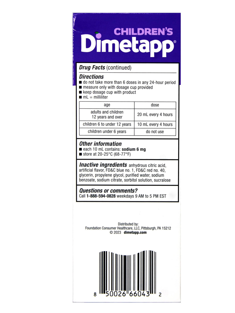 Dimetapp kid taking dose at home demonstrates easy administration.